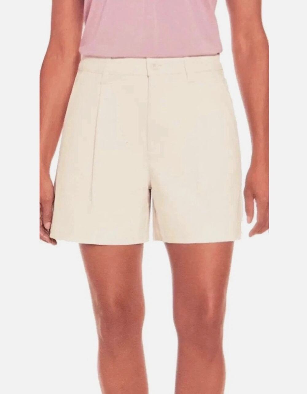 Banana Republic Women's Pleat Front Shorts Tan Size 12 NEW w/tags
